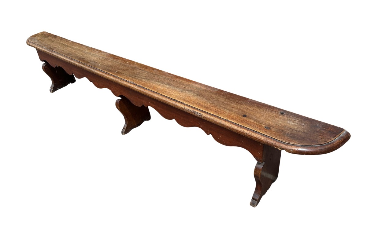 banc avec 3 supports en noyer-photo-4