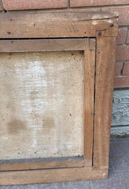 paire de peintures à la tempera avec des cadres originaux-photo-7