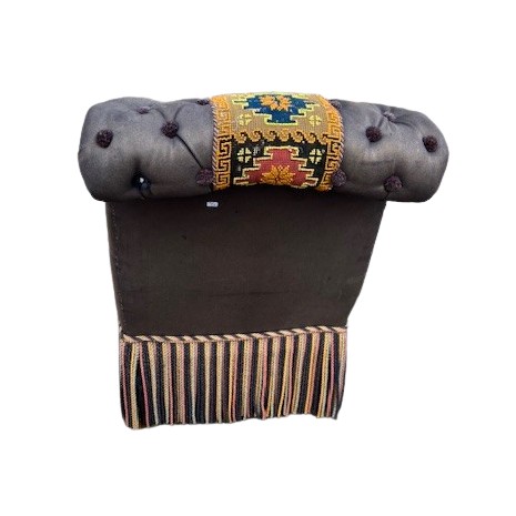 Armchair In Fabric With Embroidery In Beads-photo-1