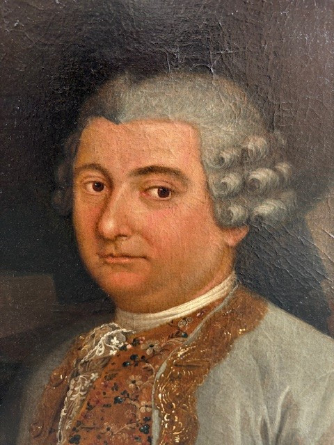 Portrait d'un noble du XVIIIe siècle-photo-2
