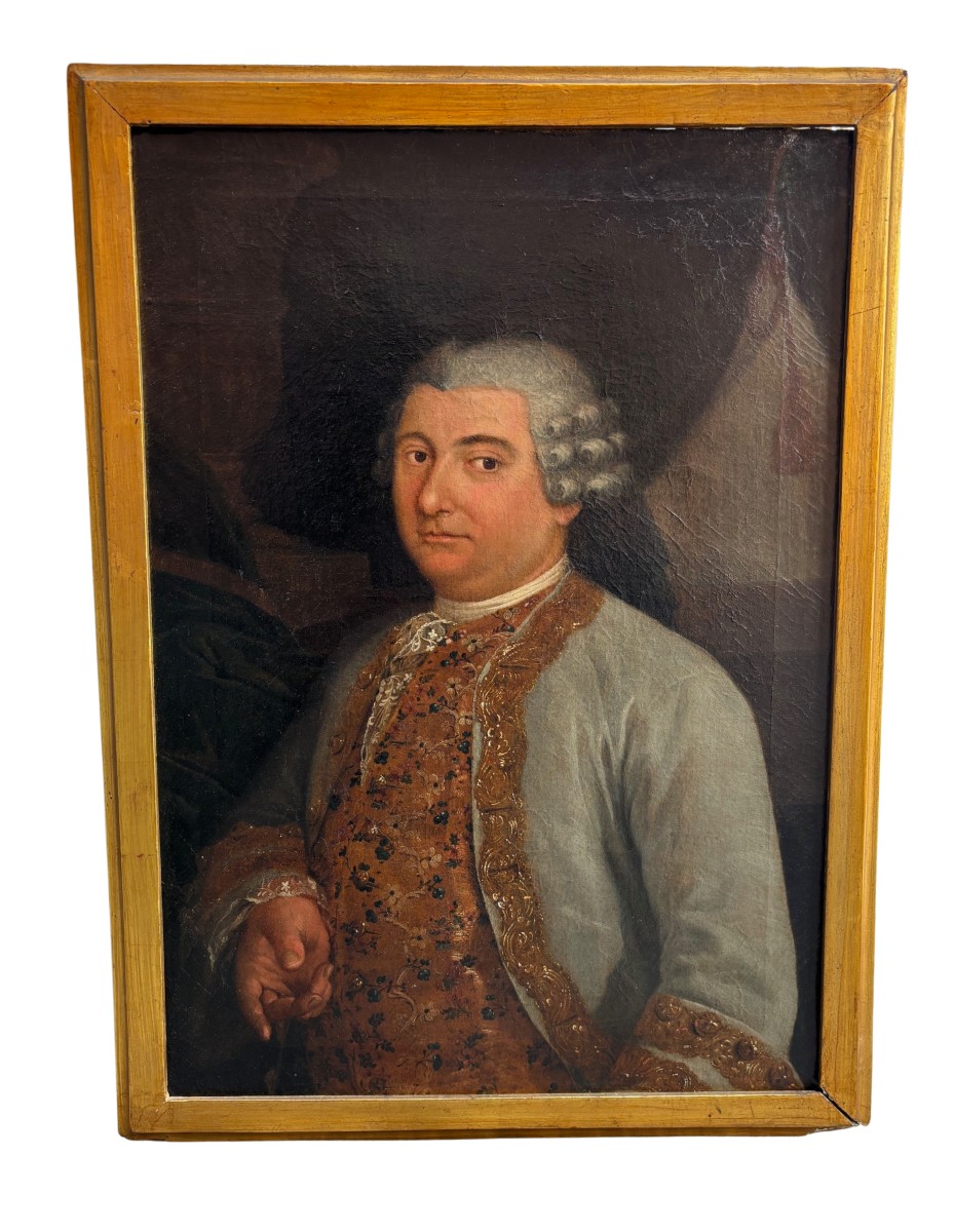 Portrait d'un noble du XVIIIe siècle