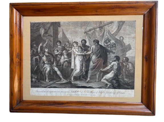 Paire de gravures encadrées de Domenico Cunego (Vérone 1726 - Rome 1803)-photo-3