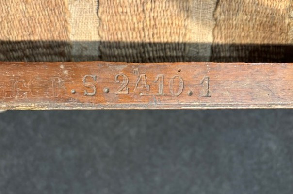 Neoclassical Bench With Maria Luigia's Hallmarks For The Colorno Palace-photo-4