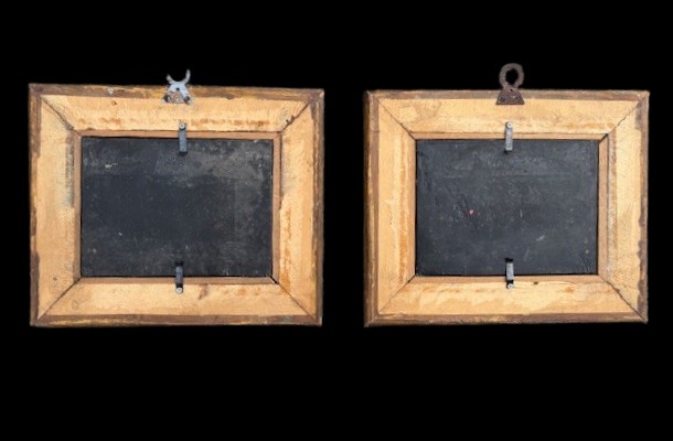 Pair Of Florentine Semiprecious Stone Panels-photo-4