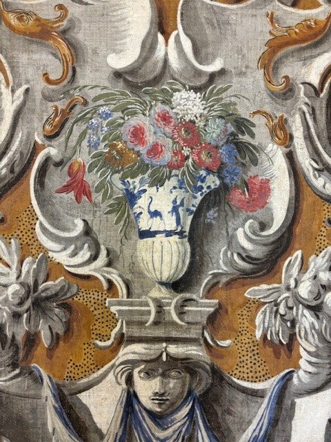 série de 3 panneaux peints sur toile-photo-4