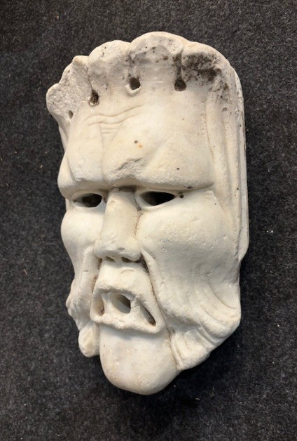 White Marble Fountain Mask-photo-2