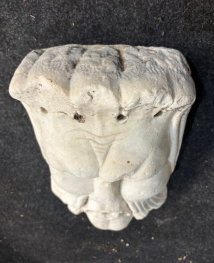 White Marble Fountain Mask-photo-1