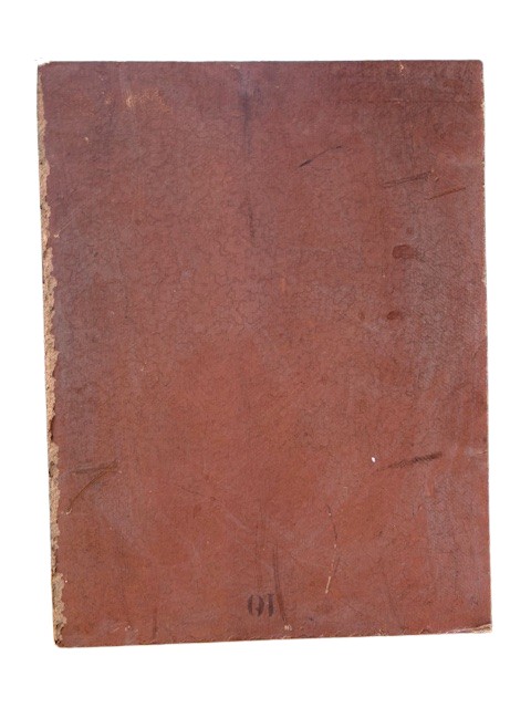  Oil Painting On Cardboard Signed And Dated "f. C. Welsch 1885"-photo-4