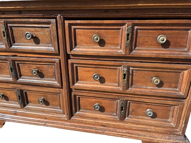 Small Walnut Cabinet With Drawers-photo-4