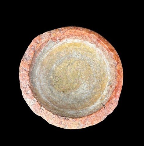 Petit Benitier En Marbre Rose-photo-2