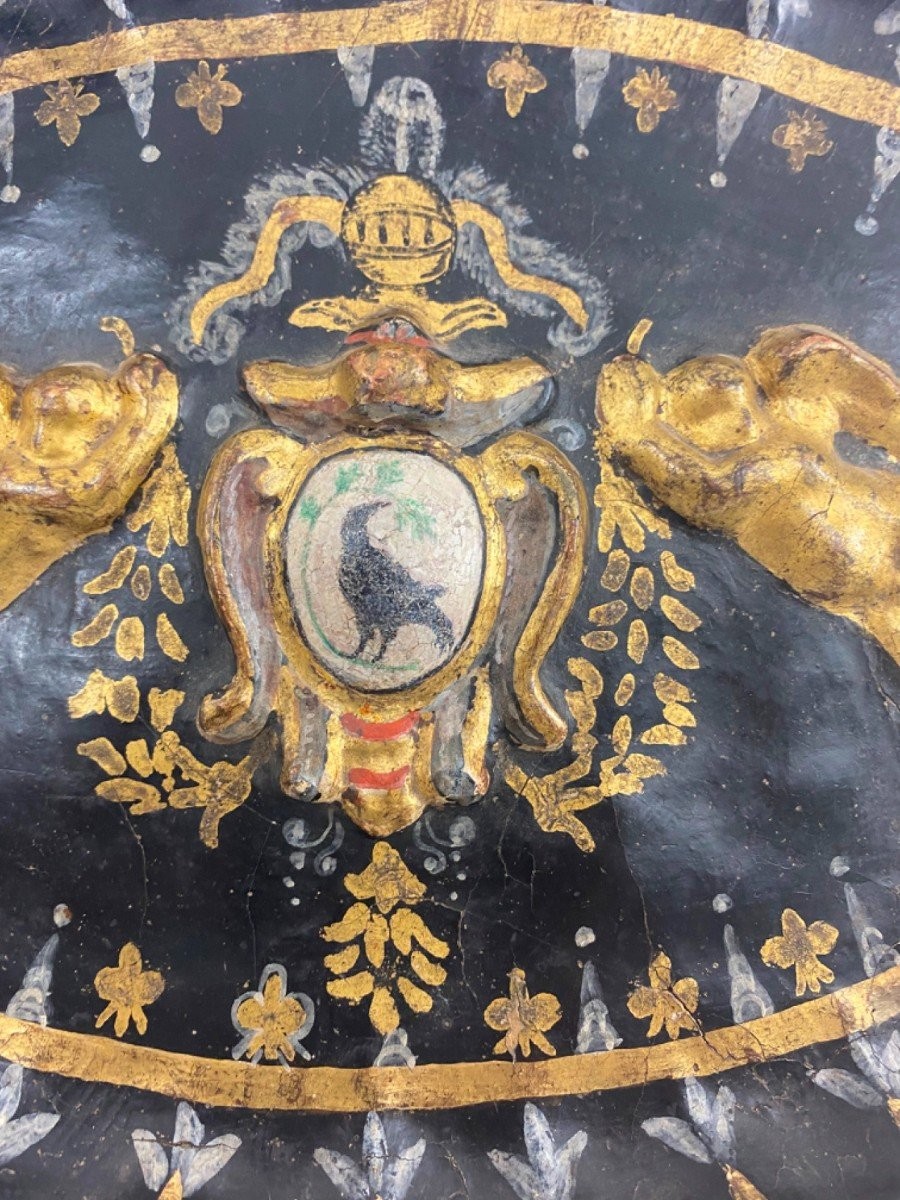 Plateau Toscan En Papier Mâché-photo-2