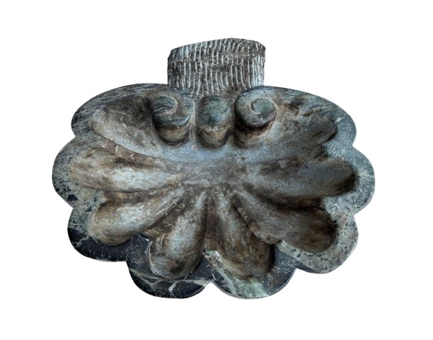 Pair Of Green Marble Holy Water Fonts-photo-4