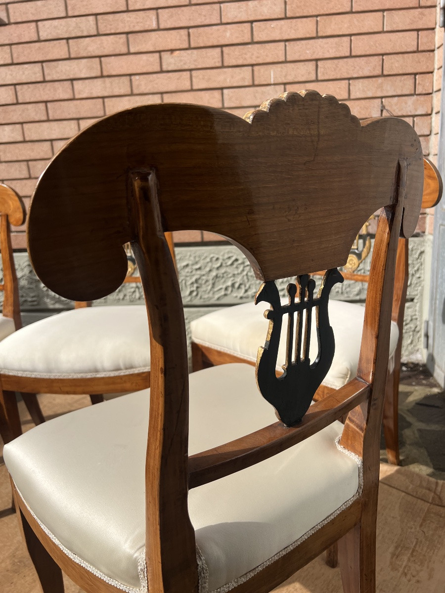 Four Biedermeier Chairs-photo-1
