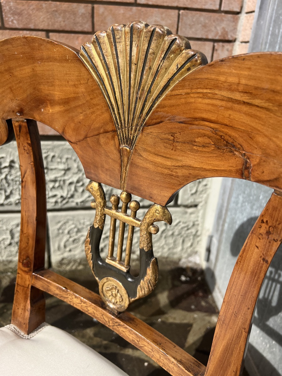Four Biedermeier Chairs-photo-4