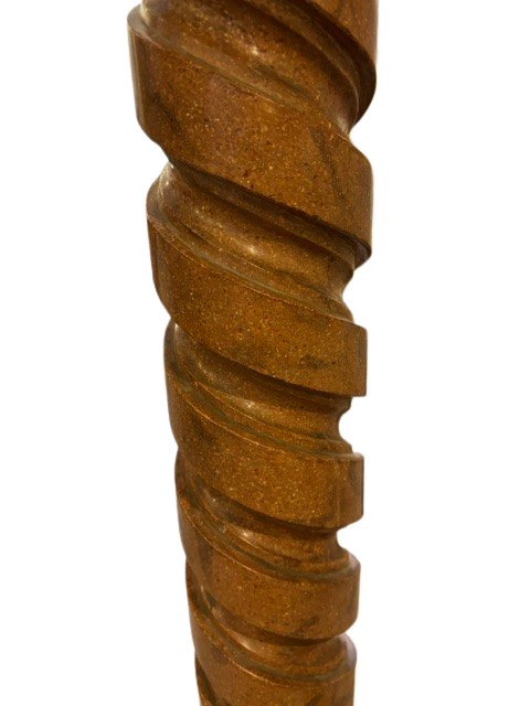 colonne en scagliola  à l'imitation du porphyre, avec des cannelures en spirale-photo-2