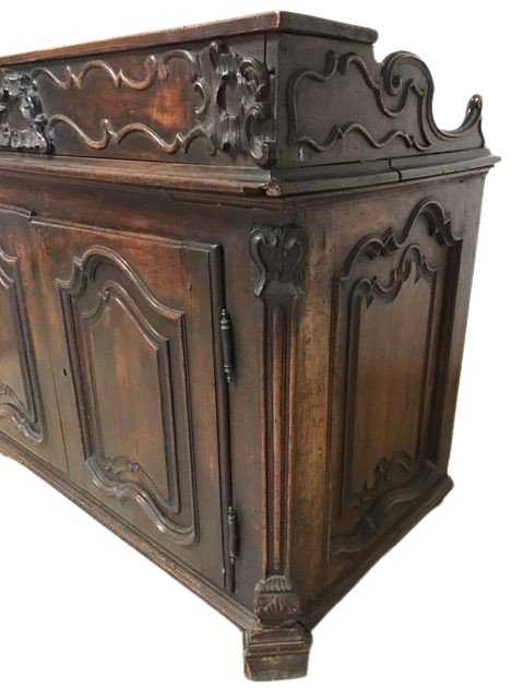 bureau en noyer avec double porte sur le devant, Emilia -photo-3