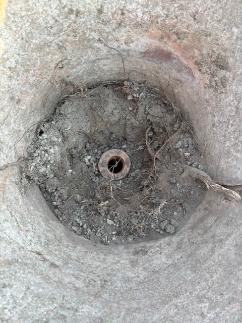 Vase toscan en terre cuite avec anneaux-photo-2
