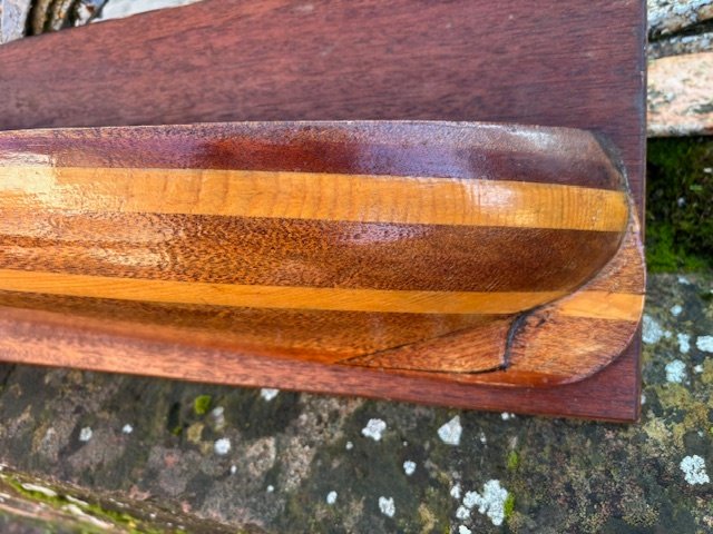 Maquette de demi-coque en différentes essences de bois-photo-4