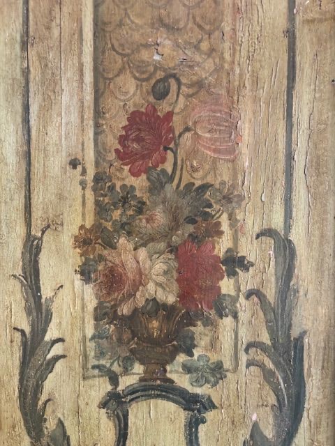 Large Double Door Made Of Painted Wood, Sicily-photo-1