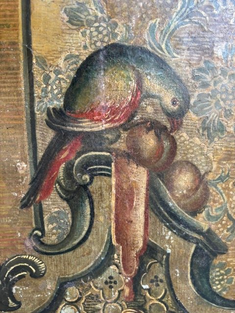 Painted Leather Panel-photo-3