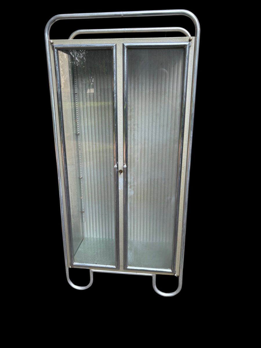 Metal And Glass Display Case 