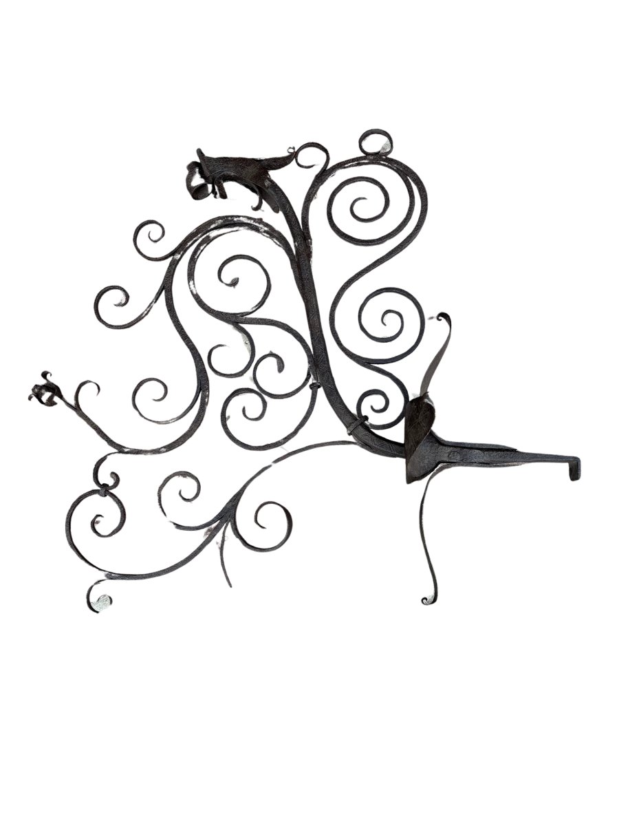 Wrought-iron Banner Holder 