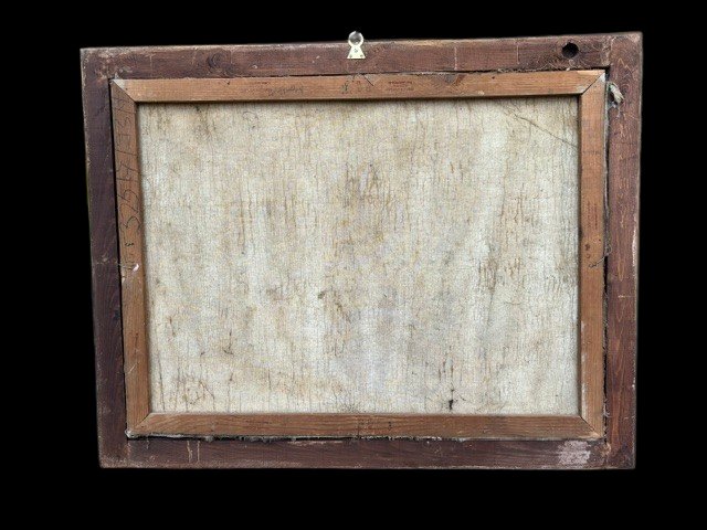 Painting Depicting An Oriental Landscape, Signed In The Lower Left Corner-photo-2