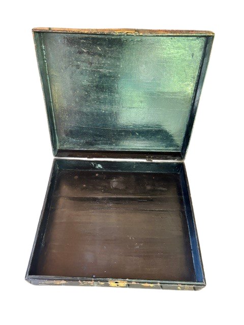 Lacquered And Painted Wooden Box With Chinese-style Motifs From The Piedmont Region-photo-6