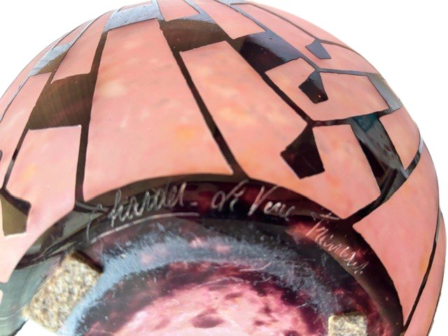 French Glass - Charder, Vase, Circa 1927–1928,-photo-2