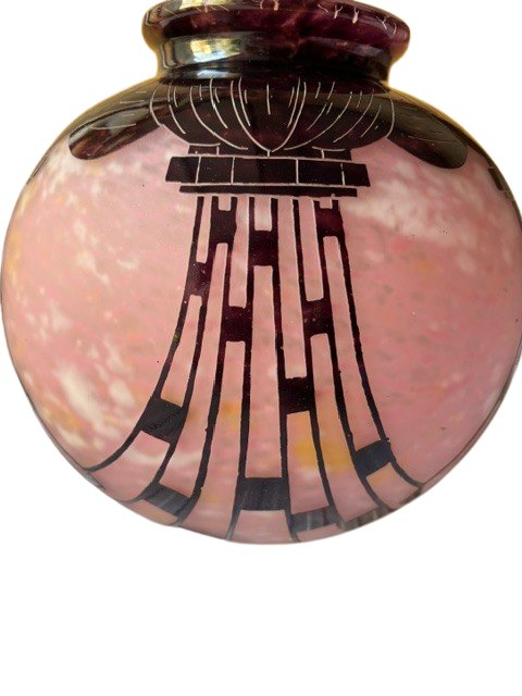 French Glass - Charder, Vase, Circa 1927–1928,-photo-2