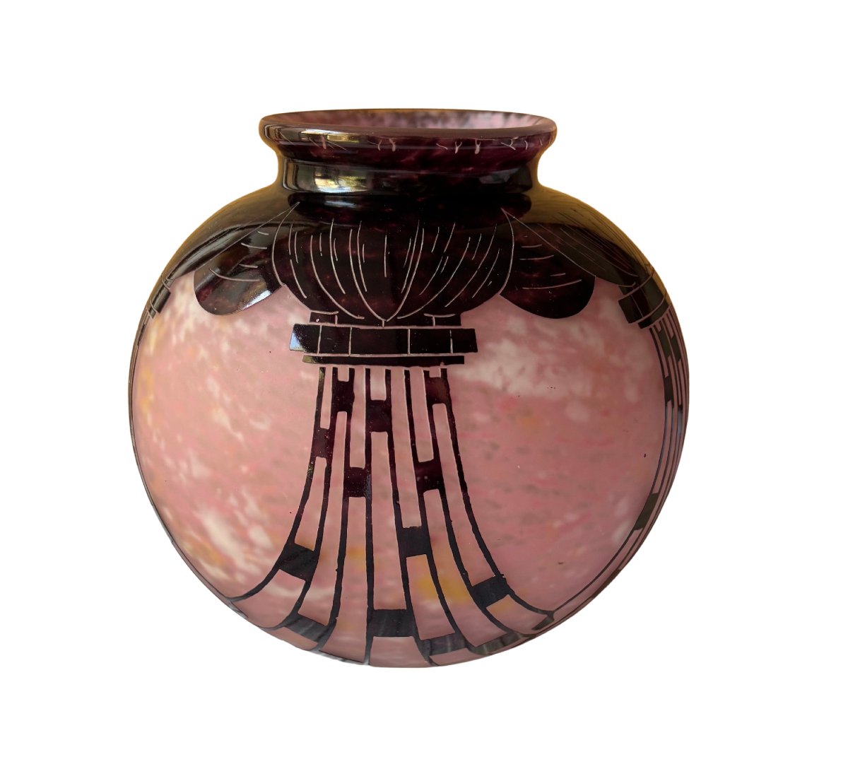 French Glass - Charder, Vase, Circa 1927–1928,
