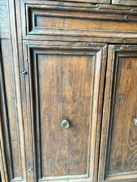 Armoire murale en châtaignier à 4 portes-photo-3