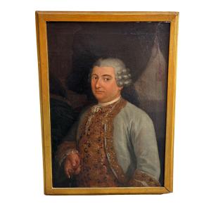 Portrait d'un noble du XVIIIe siècle