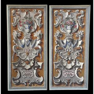 Pair Of Paintings On Canvas