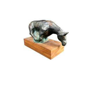 Bronze Sculpture Signed And Dated