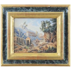 Watercolor On Paper From The Roman Area