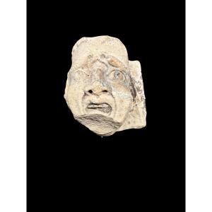 Tête de putto en pierre, Sud de la France