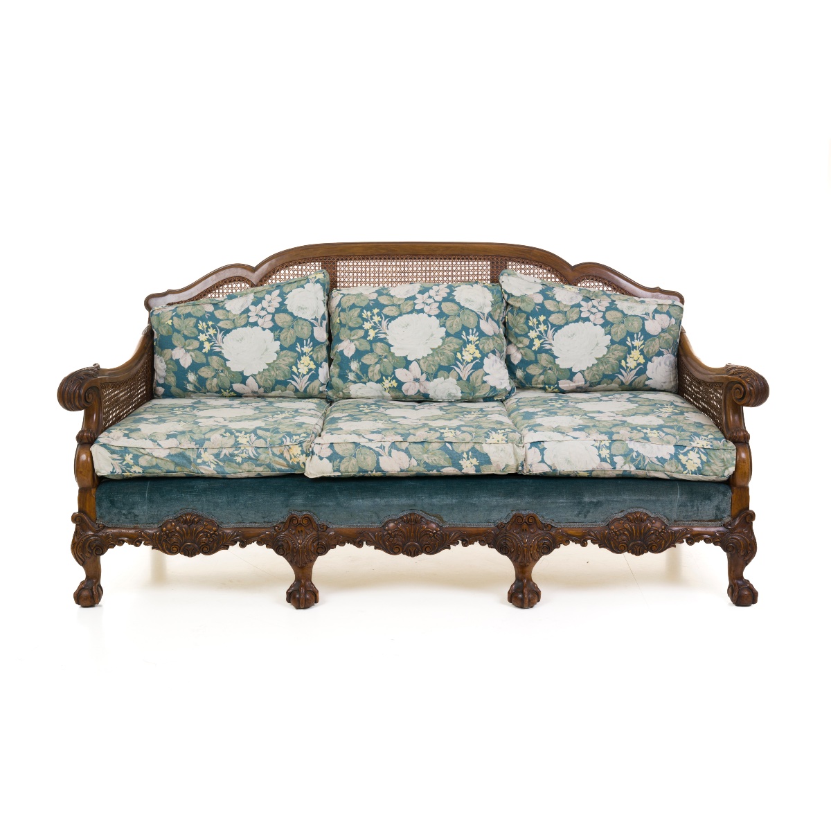 Canapé et deux fauteuils de style Chippendale-photo-2