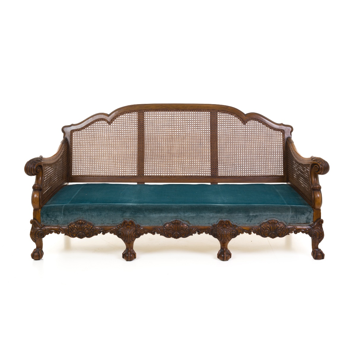 Canapé et deux fauteuils de style Chippendale-photo-4