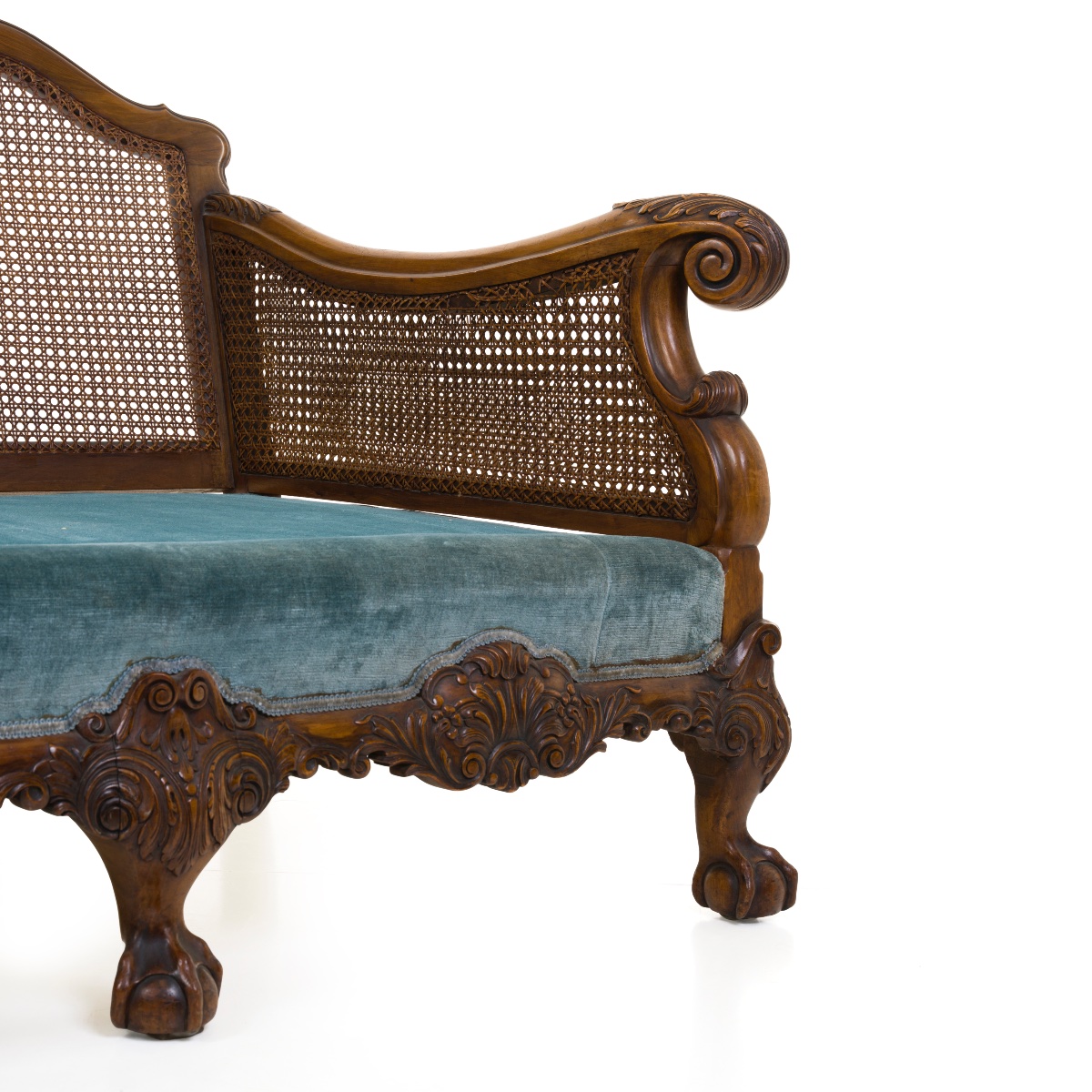 Canapé et deux fauteuils de style Chippendale-photo-7