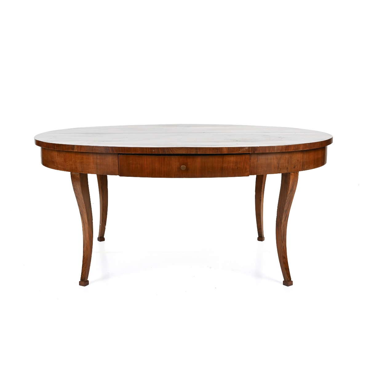 An Oval Veneered Table-photo-4