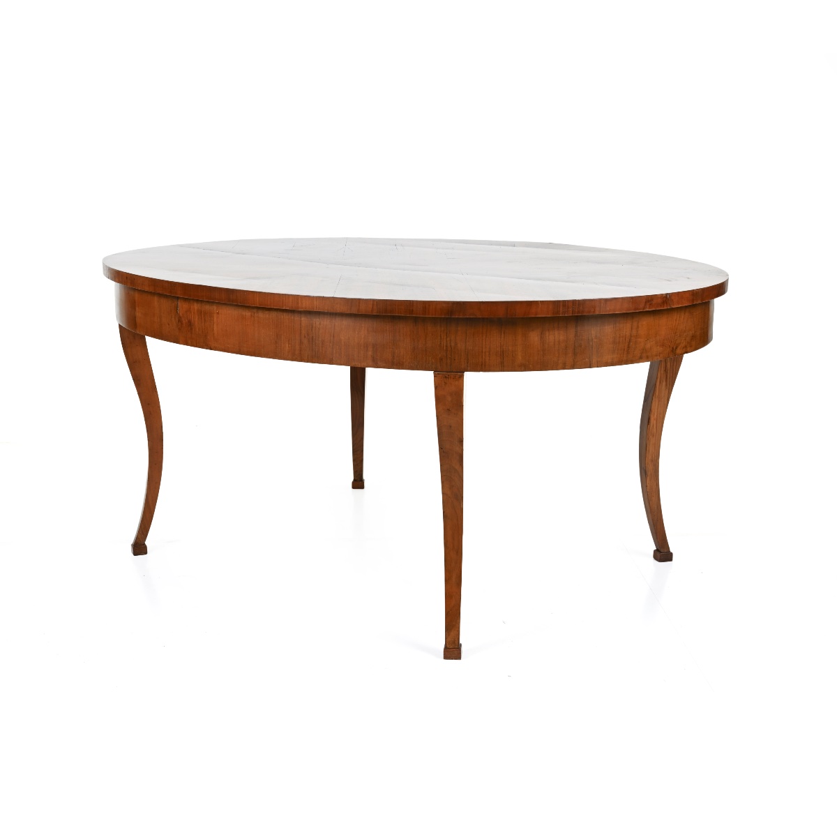 An Oval Veneered Table