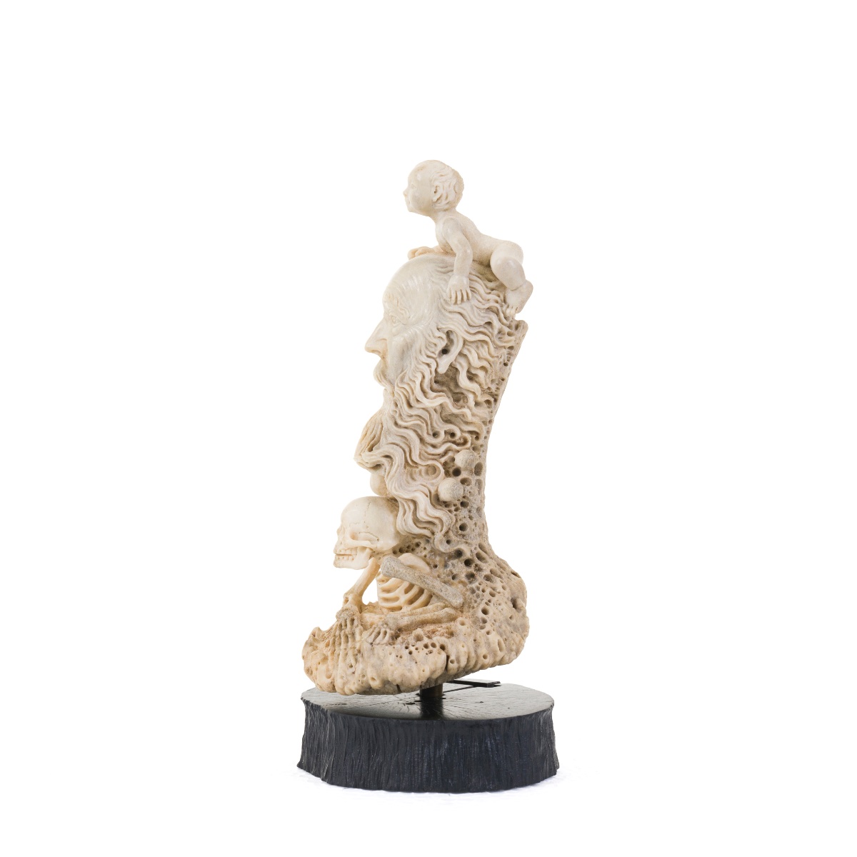 Sculpture figurative provenant d'un cabinet de curiosités-photo-3