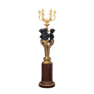Grand candélabre décoratif du 20e siècle