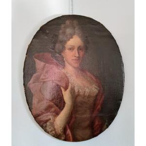 "french School, 18th Century, Portrait Of A Lady"