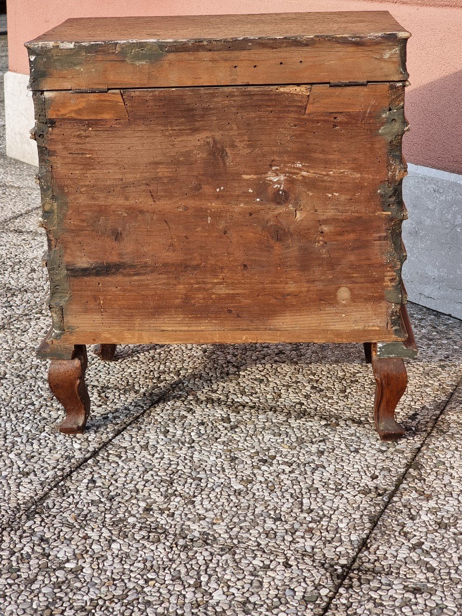 Small Wooden Chest-bench Shaped Like Books-photo-3