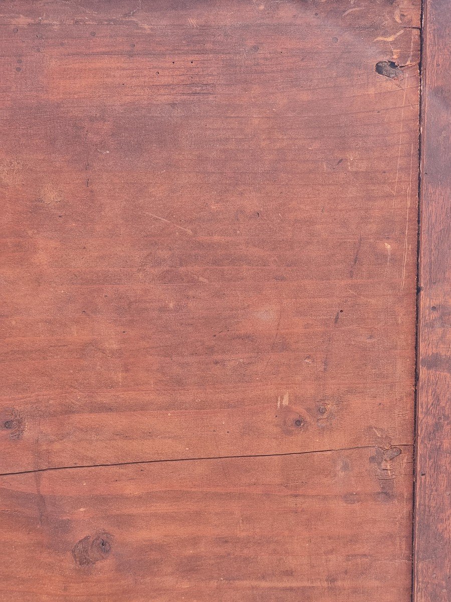 Commode Vicentine Du Début Du XIXe Siècle En Noyer-photo-4