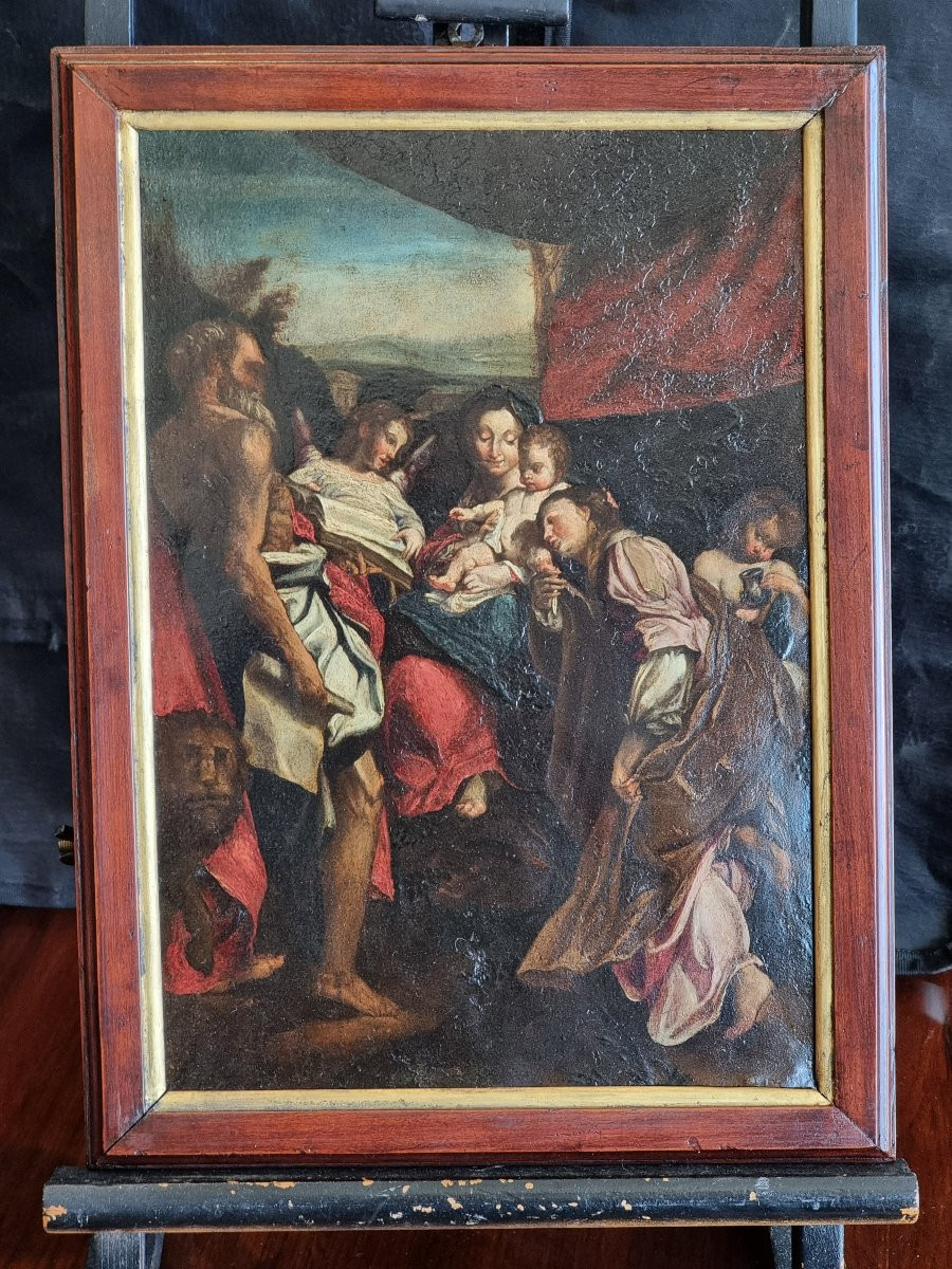 18th-century Copy Of "il Giorno" By Correggio – Oil On Copper-photo-4