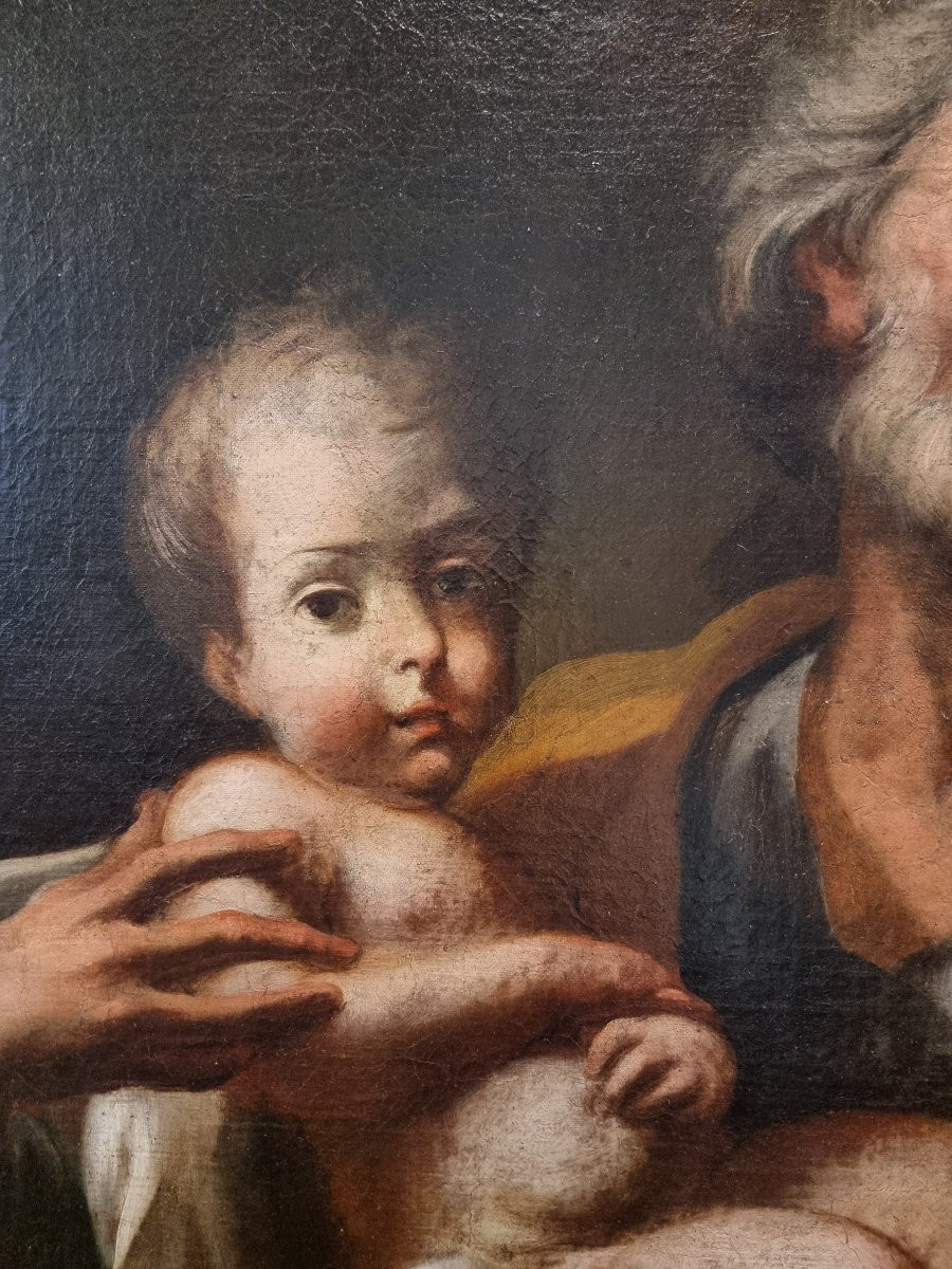 Saint Joseph With Child, Veneto, 18th Century-photo-2
