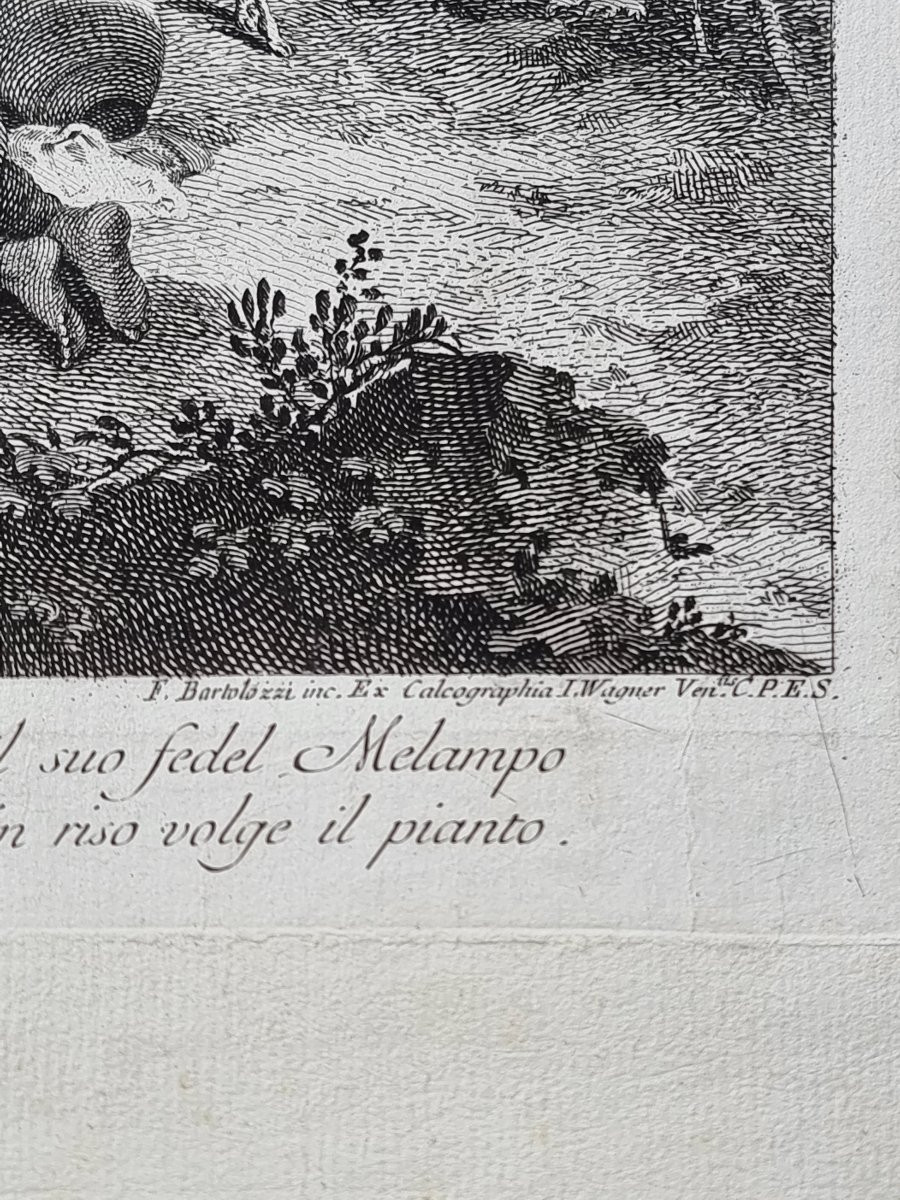 Paire De Gravures Calcographiques – Francesco Zuccarelli / Joseph Wagner – Venise, XVIIIe Siècl-photo-4